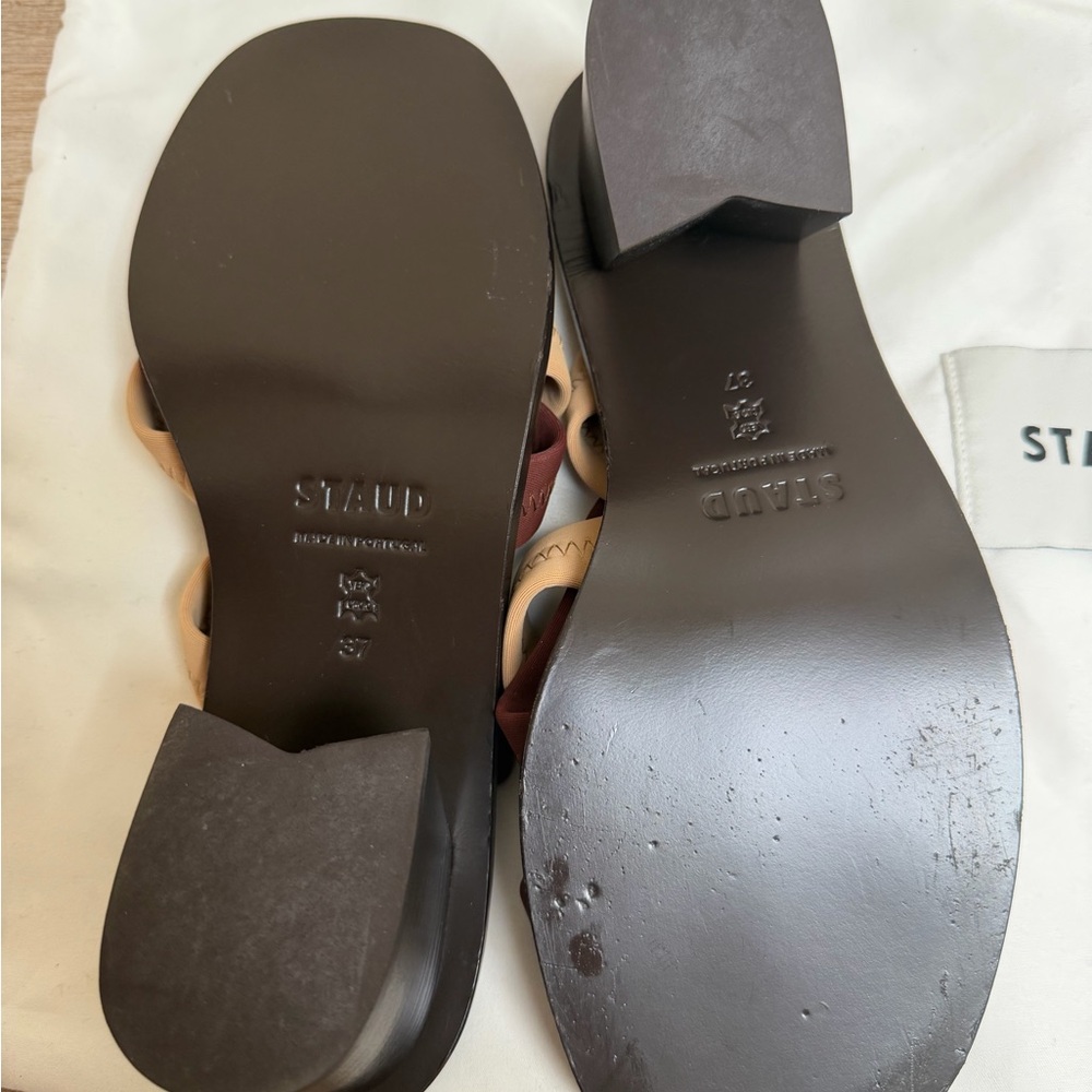 STAUD Brown  Sandals Shoes - Picture 5 of 8